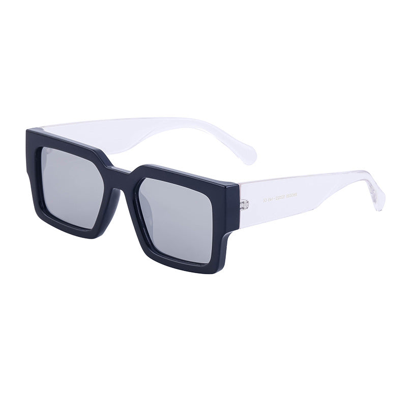 Wholesale Square Frame Color Contrast PC Sunglasses